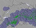 Switzerland snow map