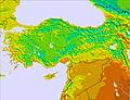 Turkey temperature map
