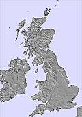 United Kingdom snow map