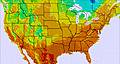 Estados Unidos temperature map