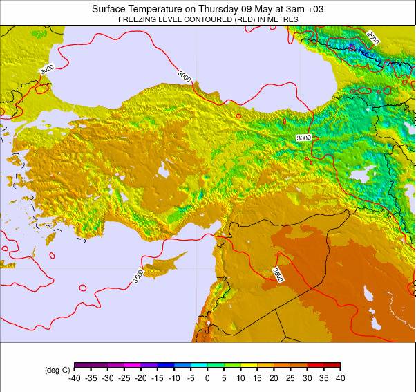 Turkey weather map - click to go back to main thumbnail page