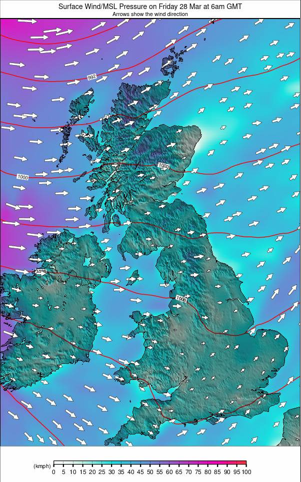 Wind Chart Uk