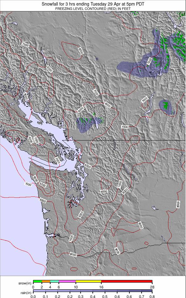 Washington / Vancouver weather map - click to go back to main thumbnail page