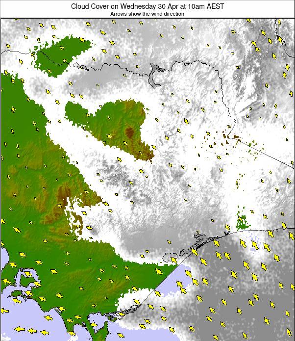 Victoria weather map - click to go back to main thumbnail page