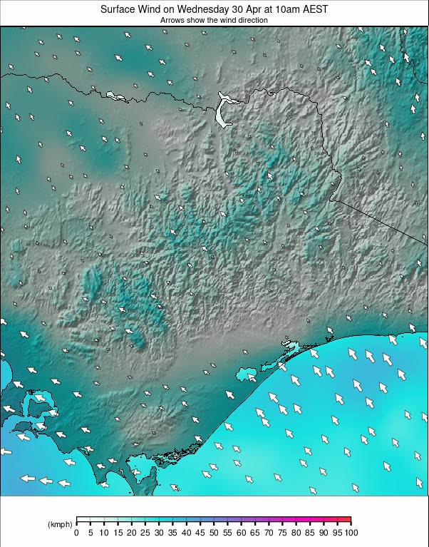 Victoria weather map - click to go back to main thumbnail page