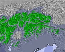 Eastern Alps Snow Map (3 Days)