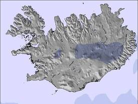 Iceland Snow Map (3 Days)