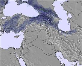 Middle East Snow Map (3 Days)