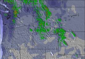 Northwest USA Snow Map (3 Days)