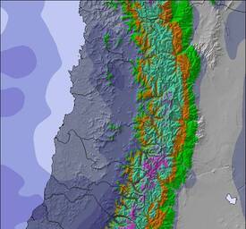 Santiago Snow Map (3 Days)