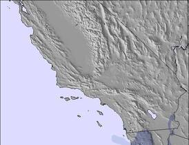 South California Snow Map (3 Days)