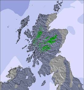Scotland Snow Map (3 Days)