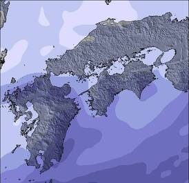 Southern Japan Snow Map (3 Days)