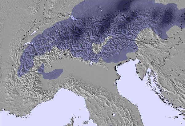 Weather Map And Snow Conditions For Alps Weather Map And Snow Conditions For Alps