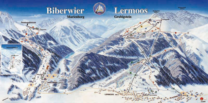 Biberwier Piste / Trail Map