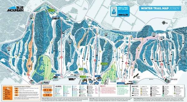 Blue Mountain Ski Resort Guide, Location Map & Blue Mountain ski holiday accommodation