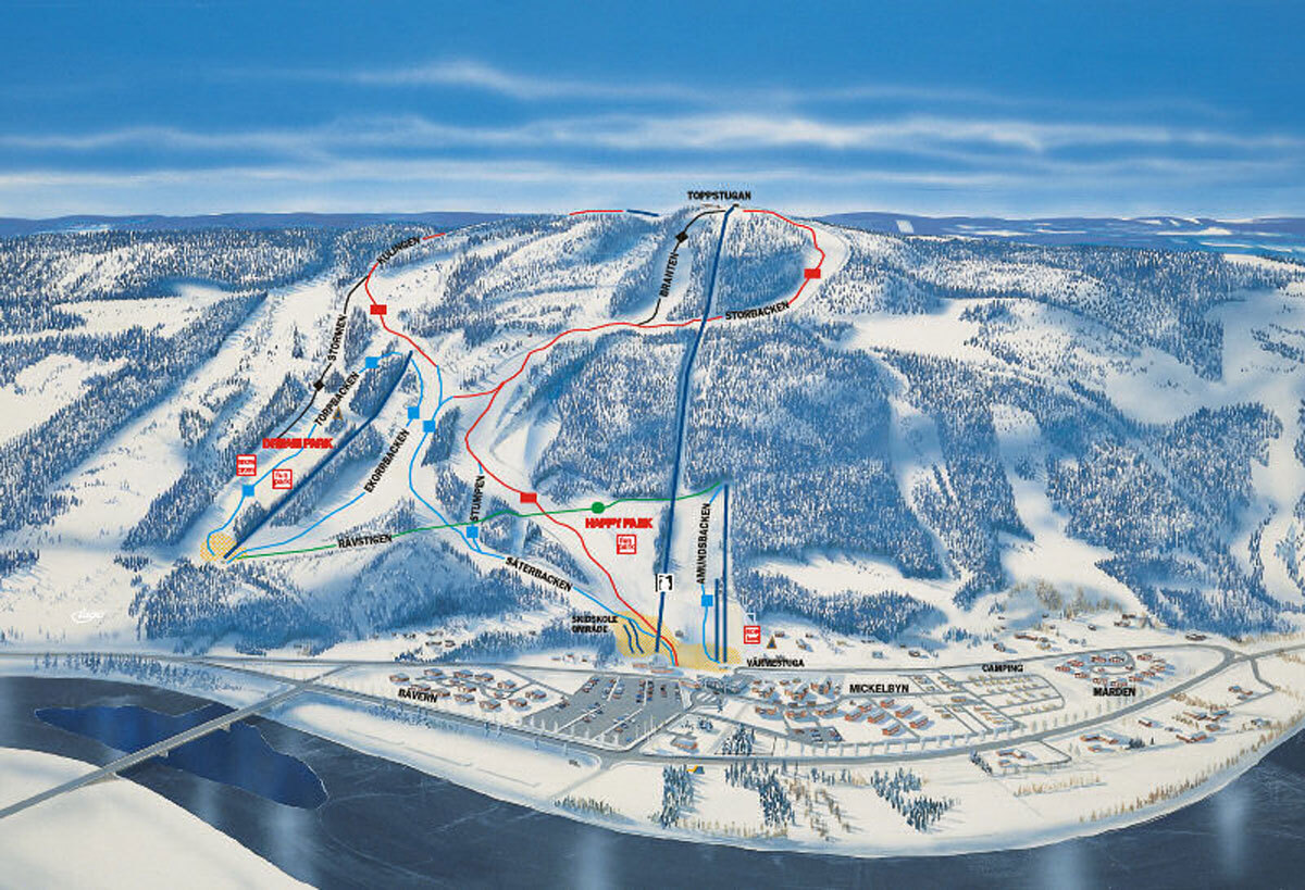 Branas Ski Resort Guide, Location Map & Branas ski holiday accommodation