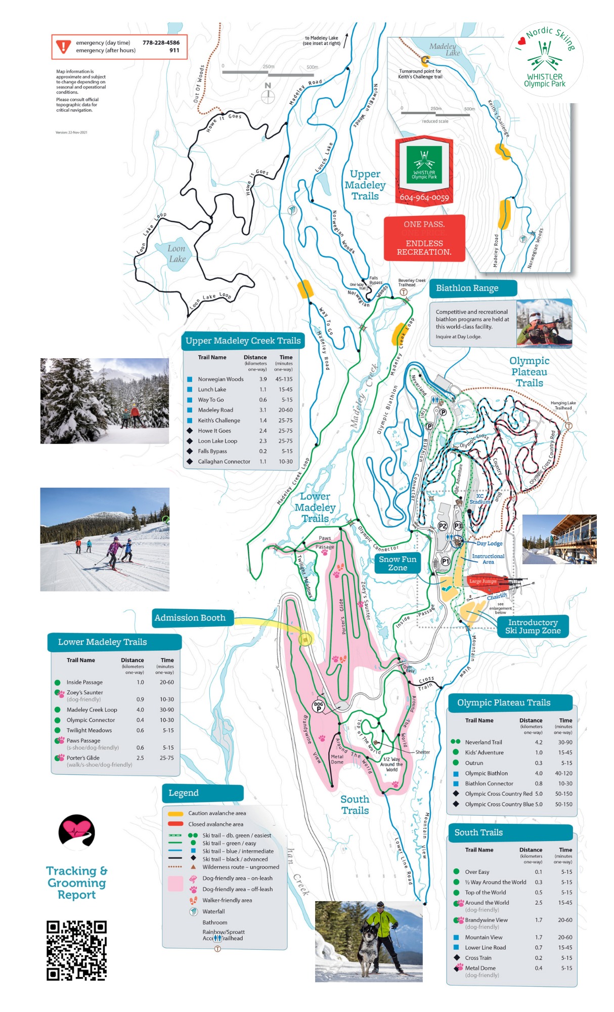 Ski Callaghan Piste / Trail Map