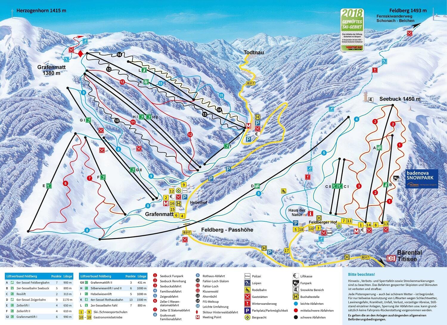 Feldberg Ski Resort Guide, Location Map & Feldberg ski holiday