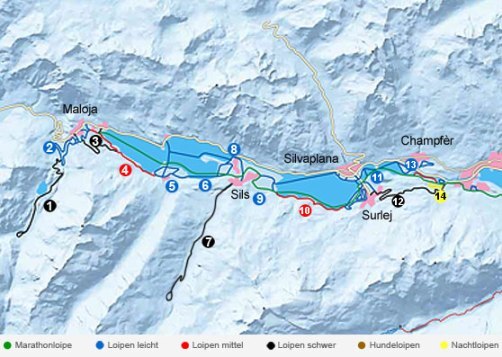 Fondo Piste / Trail Map
