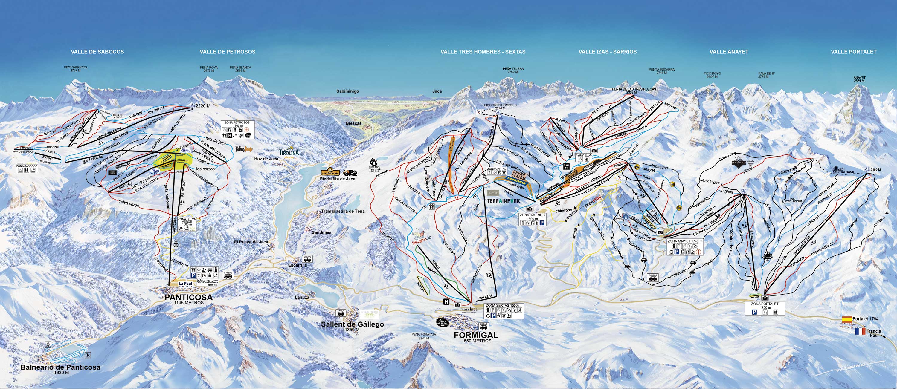 Formigal Piste / Trail Map