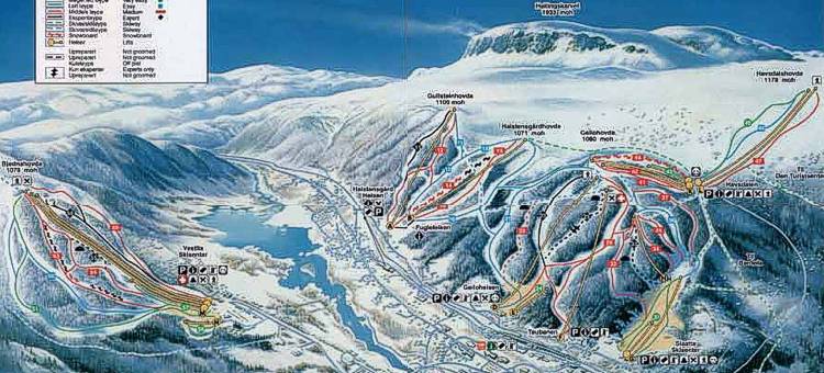 Geilo Piste / Trail Map