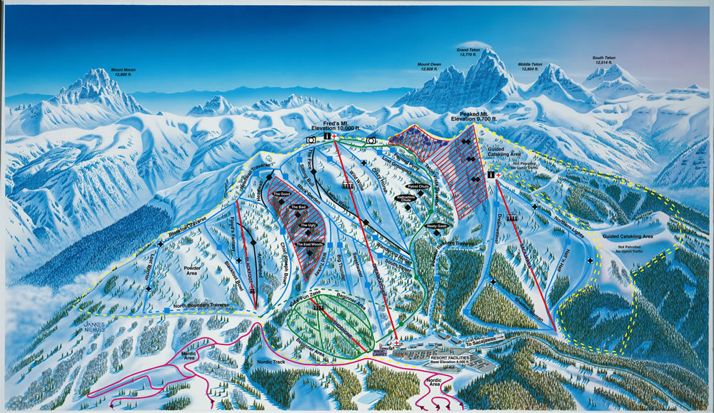 Grand Targhee Ski Resort Guide, Location Map & Grand Targhee ski