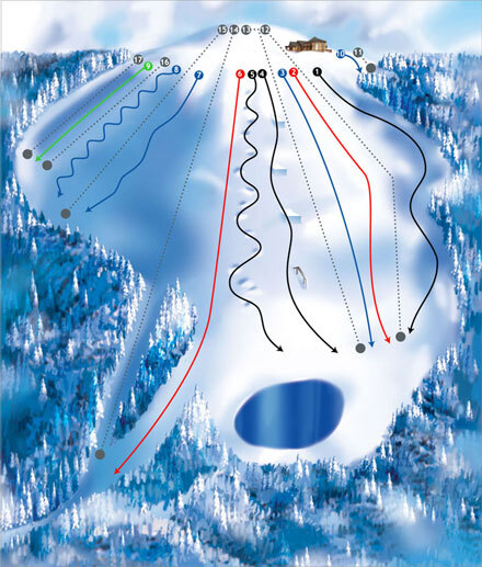 Igora Piste / Trail Map