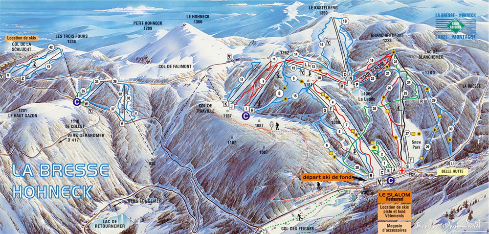 la bresse hohneck ski resort guide snow forecast com