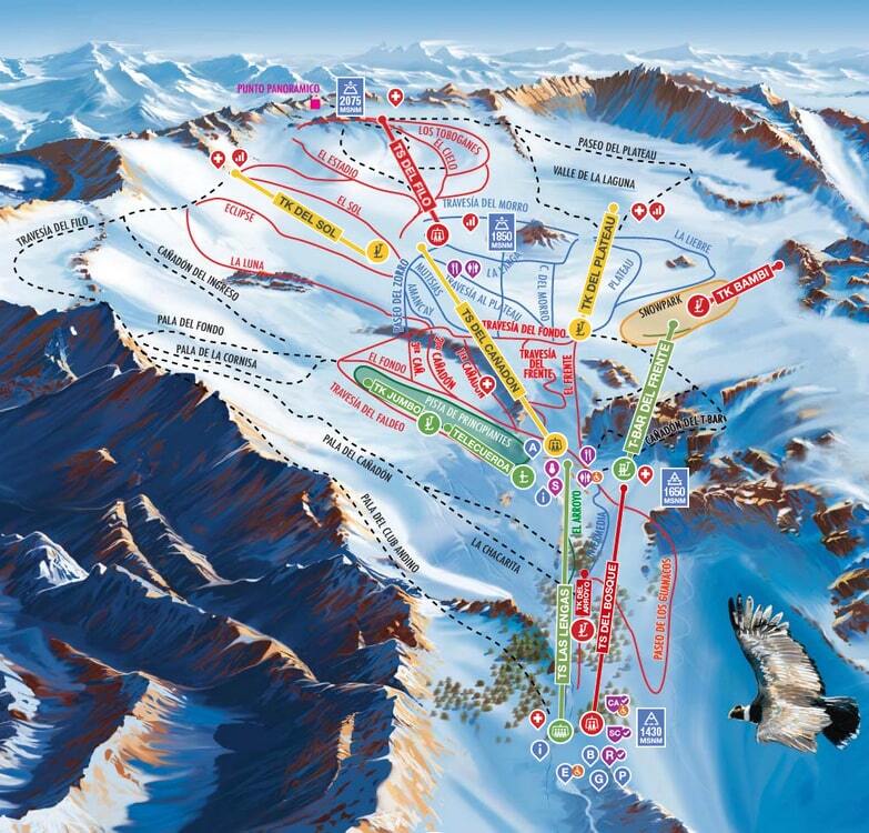 La Hoya Piste / Trail Map