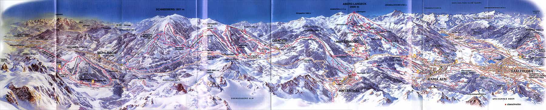 Langenbruck Piste / Trail Map
