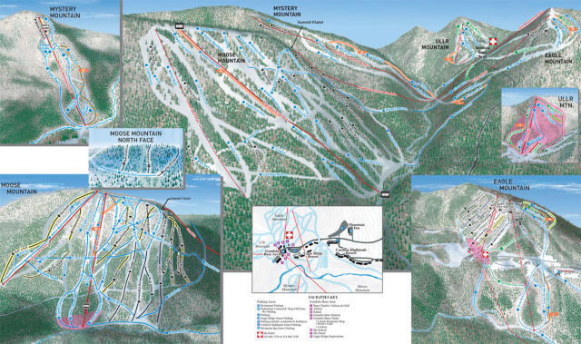 Lutsen Mountains Piste / Trail Map