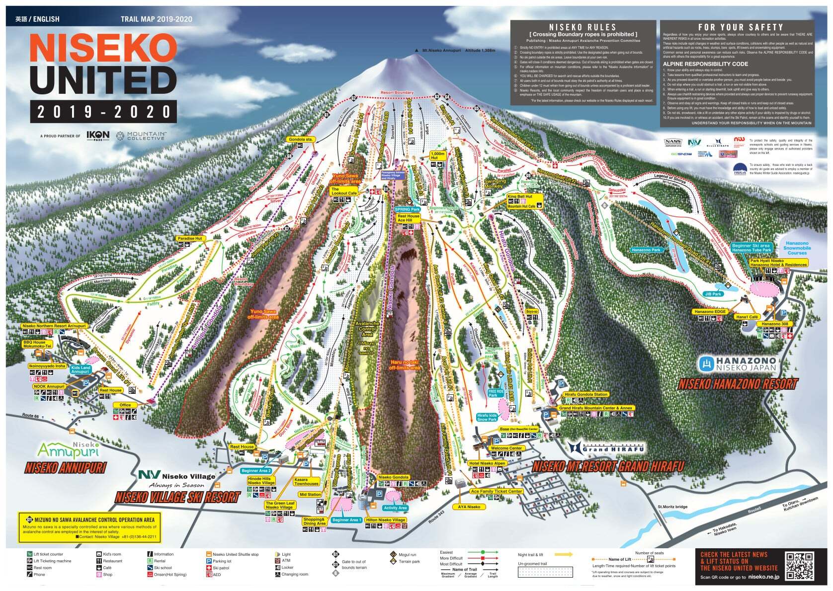 Niseko Annupuri Ski Resort Guide, Location Map & Niseko Annupuri ski