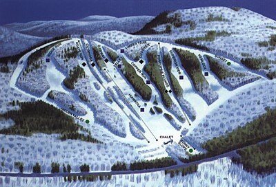 Porcupine Mountain Piste / Trail Map