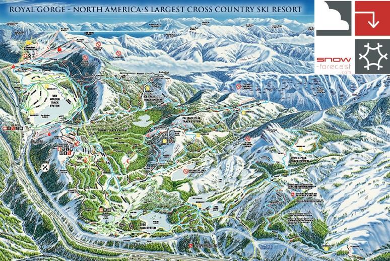 Royal Gorge Trail Map Royal Gorge Piste Map / Trail Map