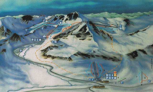 San-Isidro Piste / Trail Map