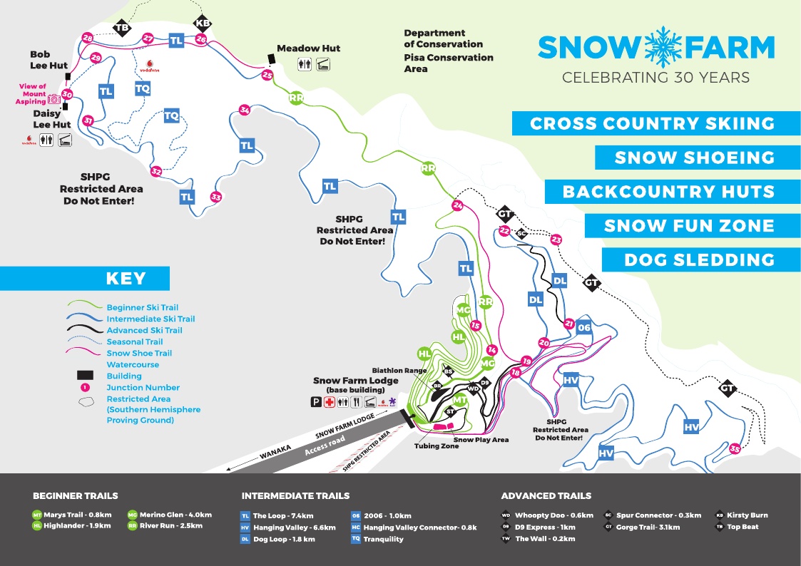 Snow Farm Piste / Trail Map