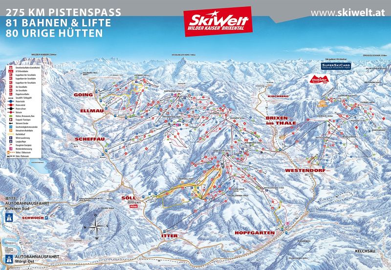 Söll Piste / Trail Map