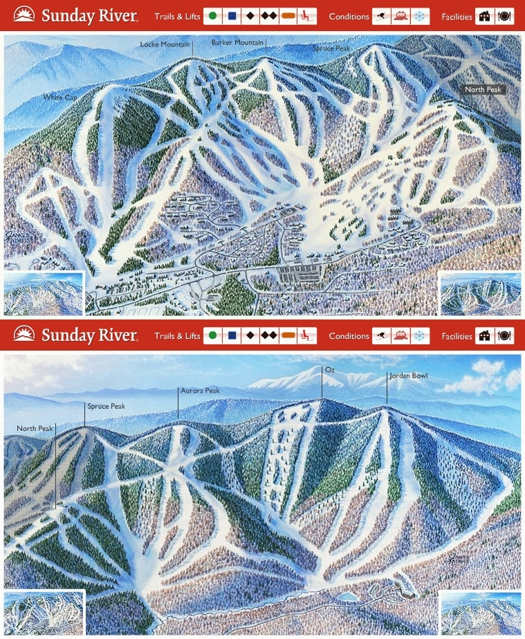 Sunday River Ski Resort Guide, Location Map & Sunday River ski holiday