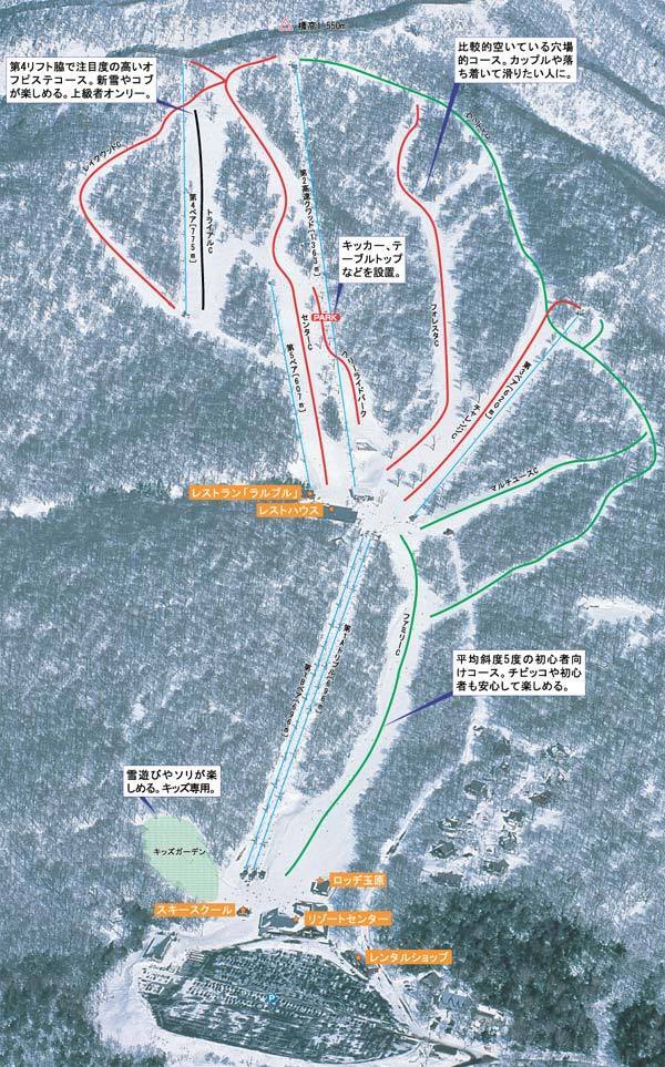 Tanbara Piste / Trail Map