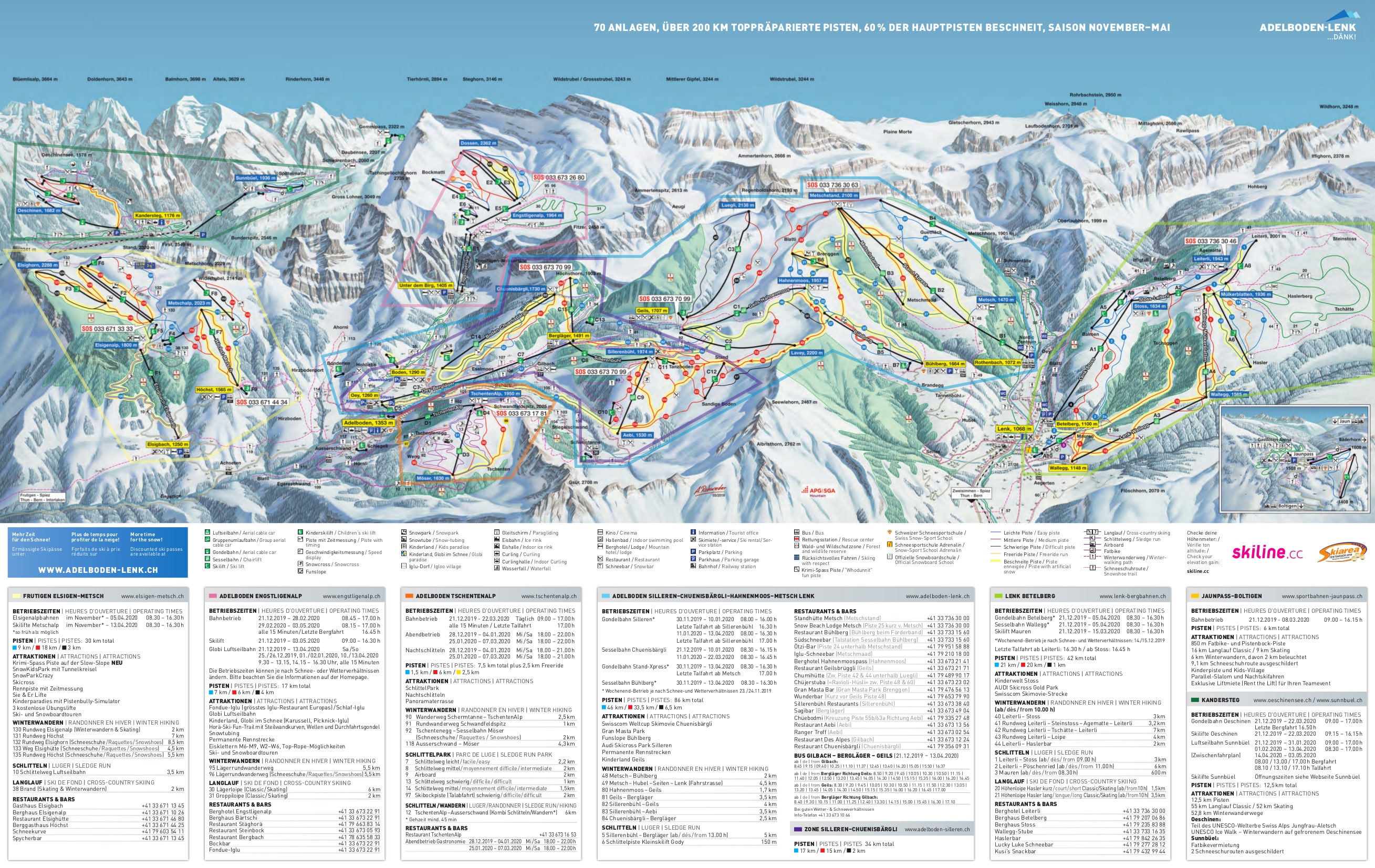 Velika Planina Piste / Trail Map