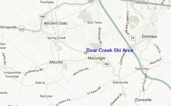 Bear Creek Ski Area Ski Resort Guide, Location Map & Bear Creek Ski