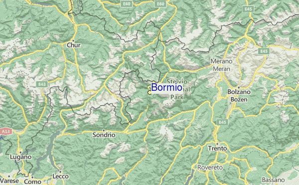 Bormio Ski Resort Guide, Location Map & Bormio ski holiday accommodation
