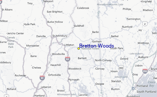 Bretton Woods Location Map