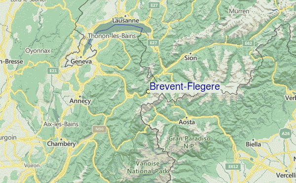 Brévent-Flégère Ski Resort Guide, Location Map & Brévent-Flégère ski ...