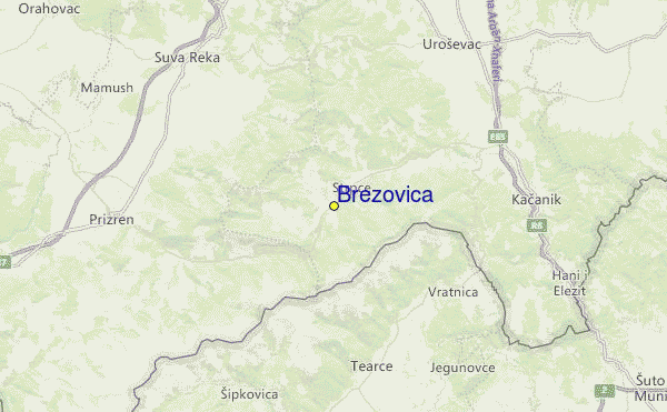 prizren karta Brezovica Ski Resort Guide, Location Map & Brezovica ski holiday  prizren karta