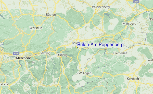 Brilon/Am Poppenberg Ski Resort Guide, Location Map & Brilon/Am