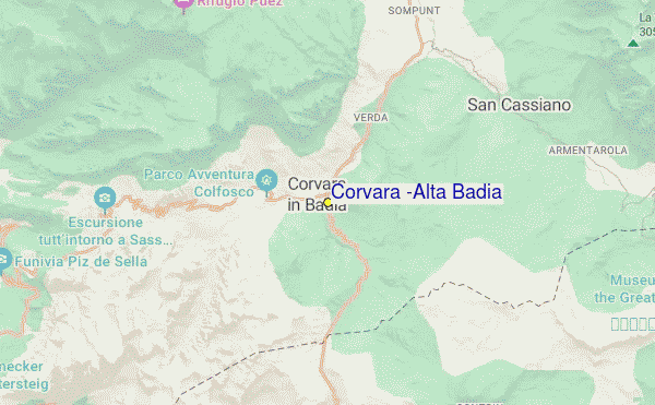 Corvara (Alta Badia) Ski Resort Guide, Location Map & Corvara (Alta