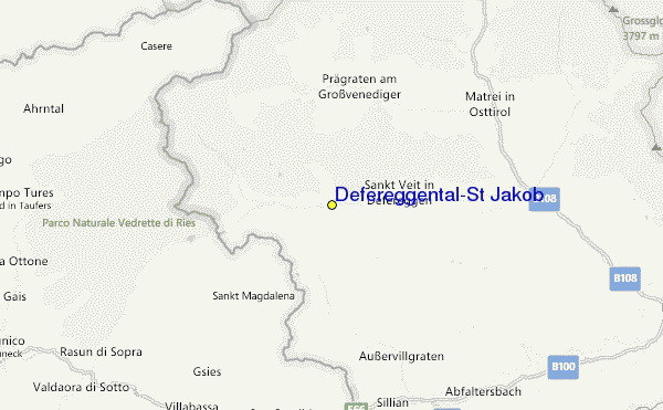 Defereggental/St Jakob Ski Resort Guide, Location Map & Defereggental