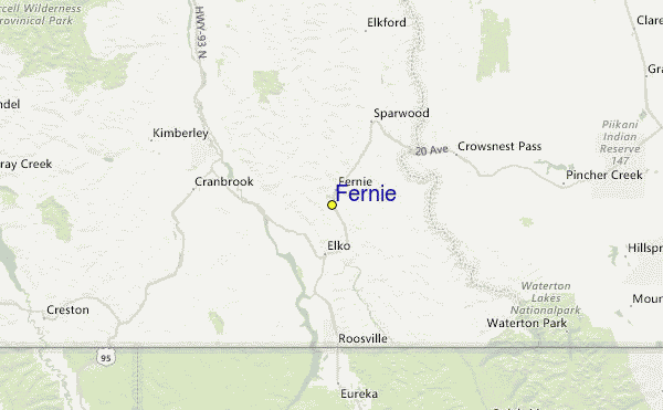 Fernie Ski Resort Guide, Location Map & Fernie ski holiday